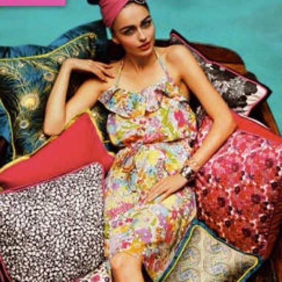 LIBERTY OF LONDON FOR TARGET FLORAL RUFFLE  DRESS SZ S - Picture 6 of 6